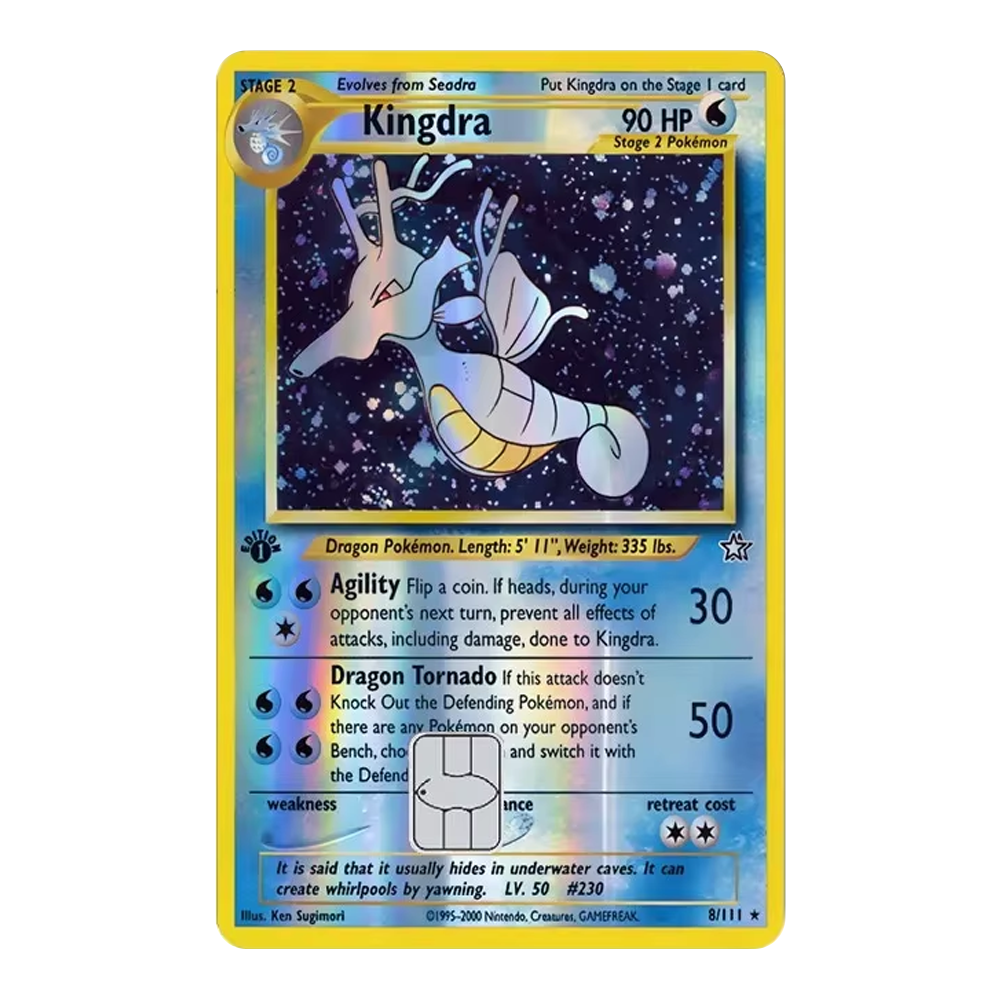 HOLO Kingdra PKMN TCG Card Cover Sticker – HOLO SUPPLY