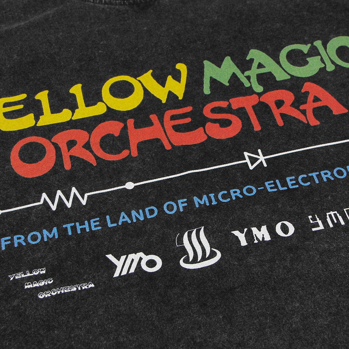 From The Land Of Micro Electronics Yellow Magic Orchestra Hosono Sakamoto Takahashi Cotton T-Shirt
