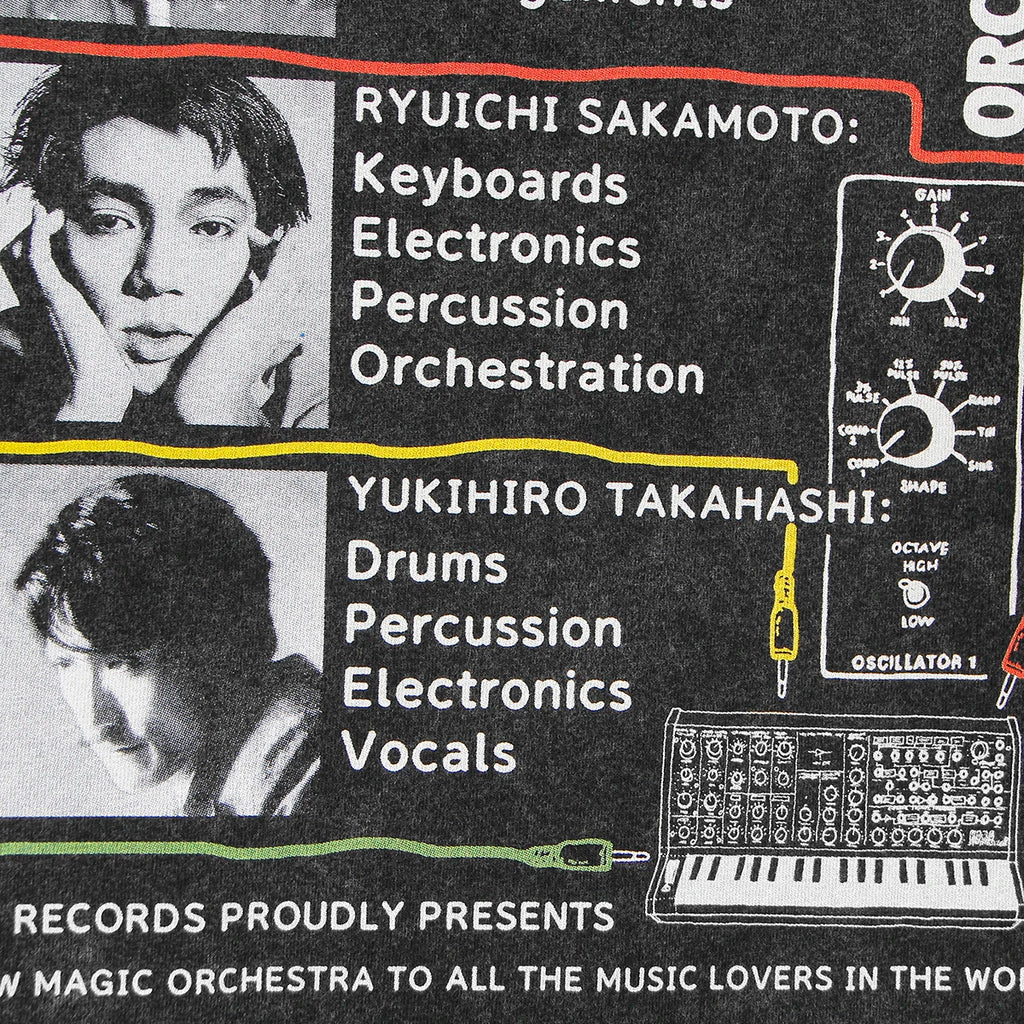 From The Land Of Micro Electronics Yellow Magic Orchestra Hosono Sakamoto Takahashi Cotton T-Shirt