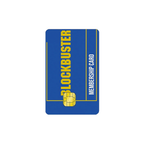 BlockBuster Membership Card Cover Sticker