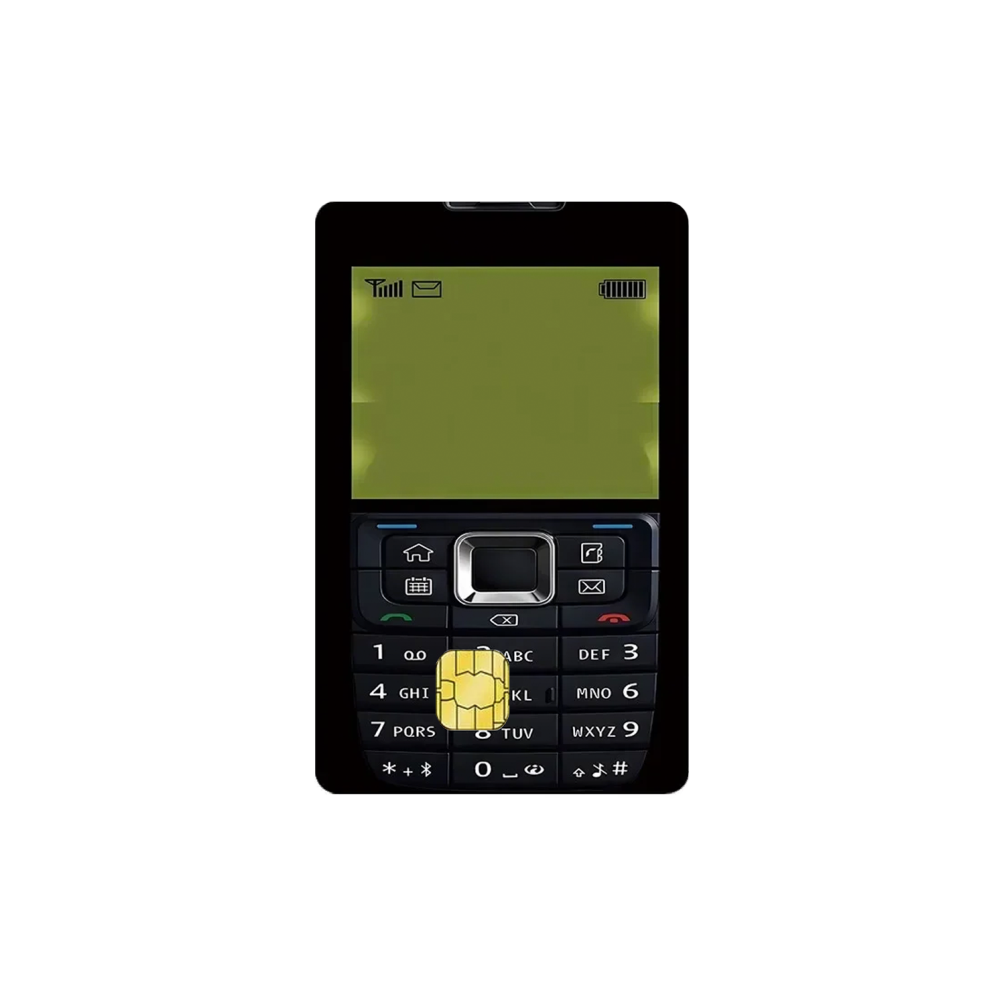 Burner Phone Card Cover Sticker