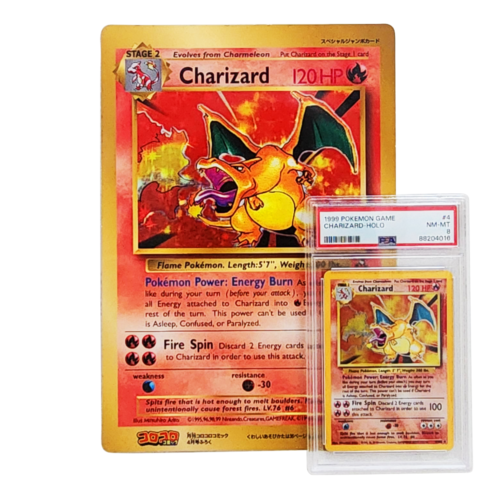 Pokémon TCG Charizard 1999 CoroCoro Comic Giant Promo Card