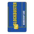 BlockBuster Membership Card Cover Sticker