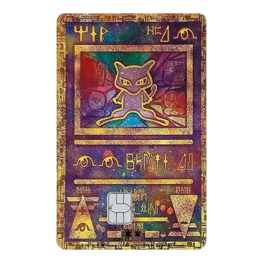 HOLO Ancient Mew PKMN TCG Card Cover Sticker