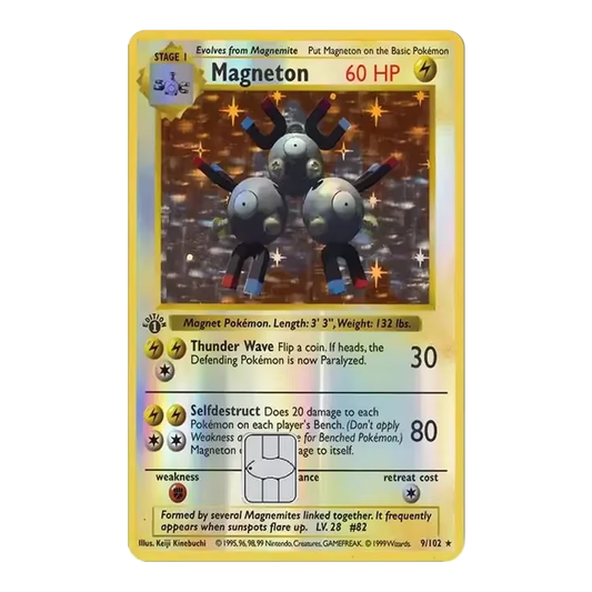 HOLO Magneton PKMN TCG Card Cover Sticker