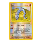 HOLO Onix PKMN TCG Card Cover Sticker