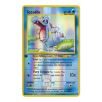 HOLO Totodile PKMN TCG Card Cover Sticker