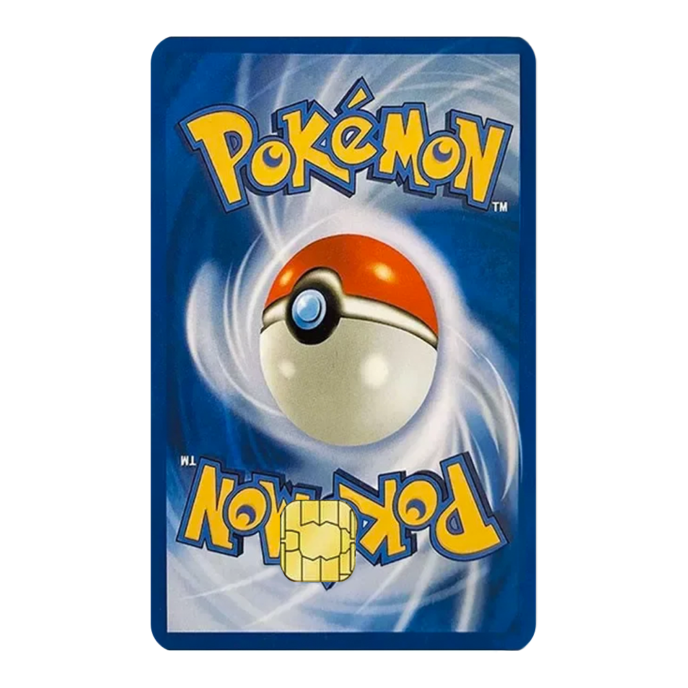 Reverse Side PKMN TCG Card Cover Sticker