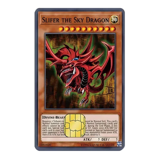Slifer The Sky Dragon YGO! TCG Card Cover Sticker