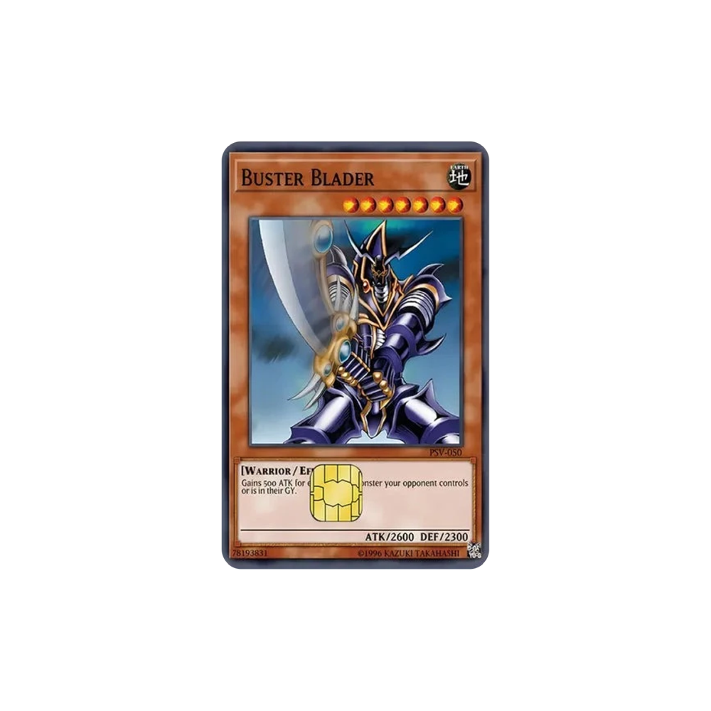 Buster Blader YGO! TCG Card Cover Sticker