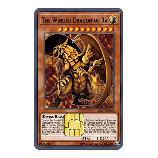 The Winged Dragon Of Ra YGO! TCG Card Cover Sticker