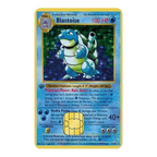 Blastoise PKMN TCG Card Cover Sticker