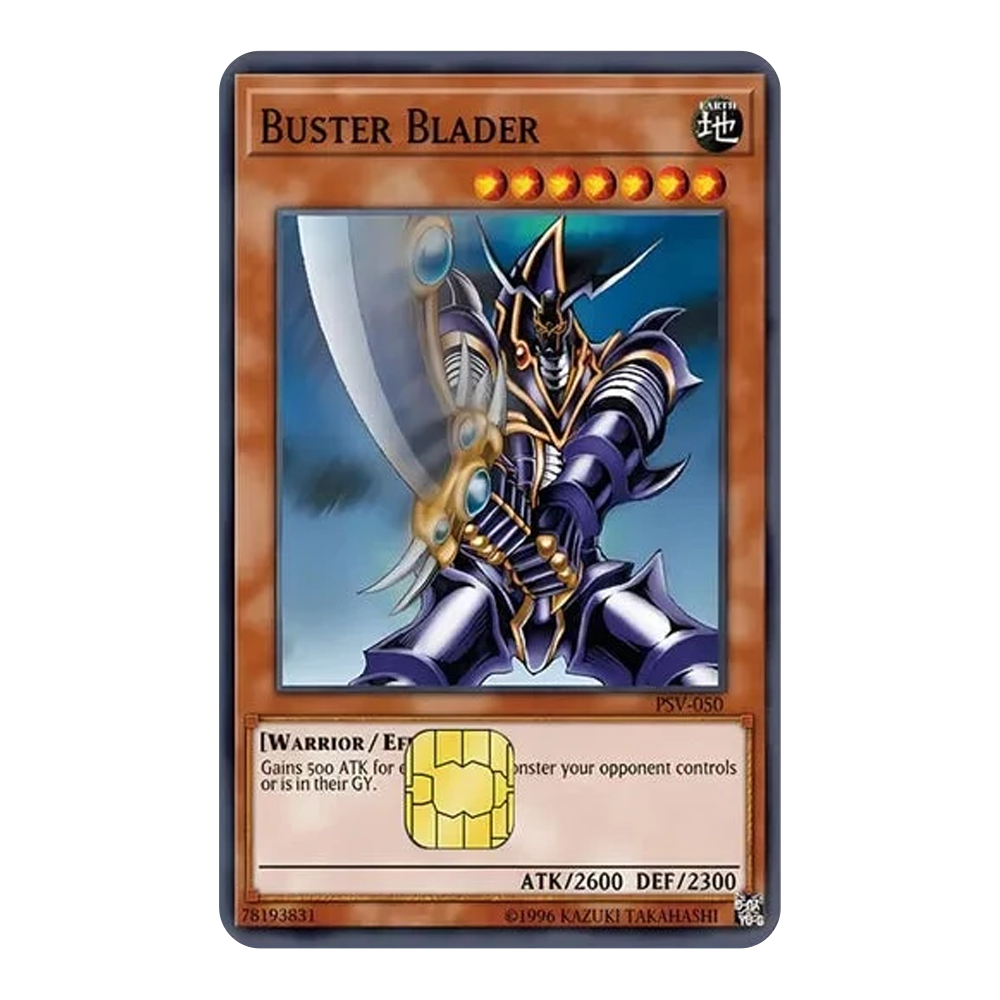 Buster Blader YGO! TCG Card Cover Sticker