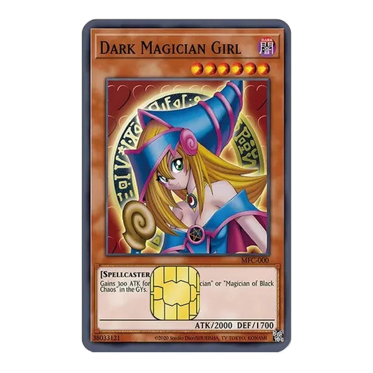 Dark Magician Girl YGO! TCG Card Cover Sticker