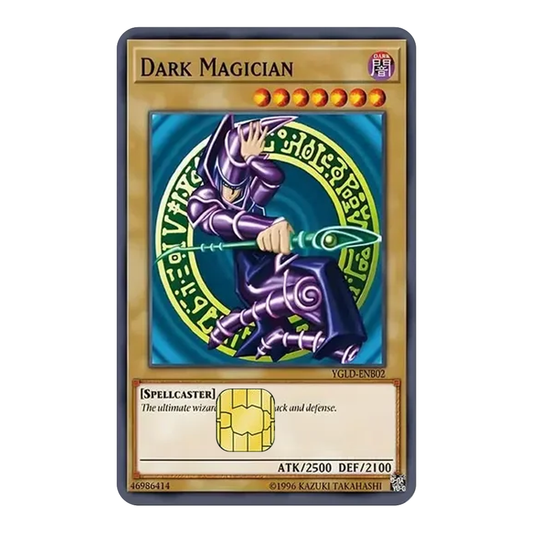 Dark Magician YGO! TCG Card Cover Sticker