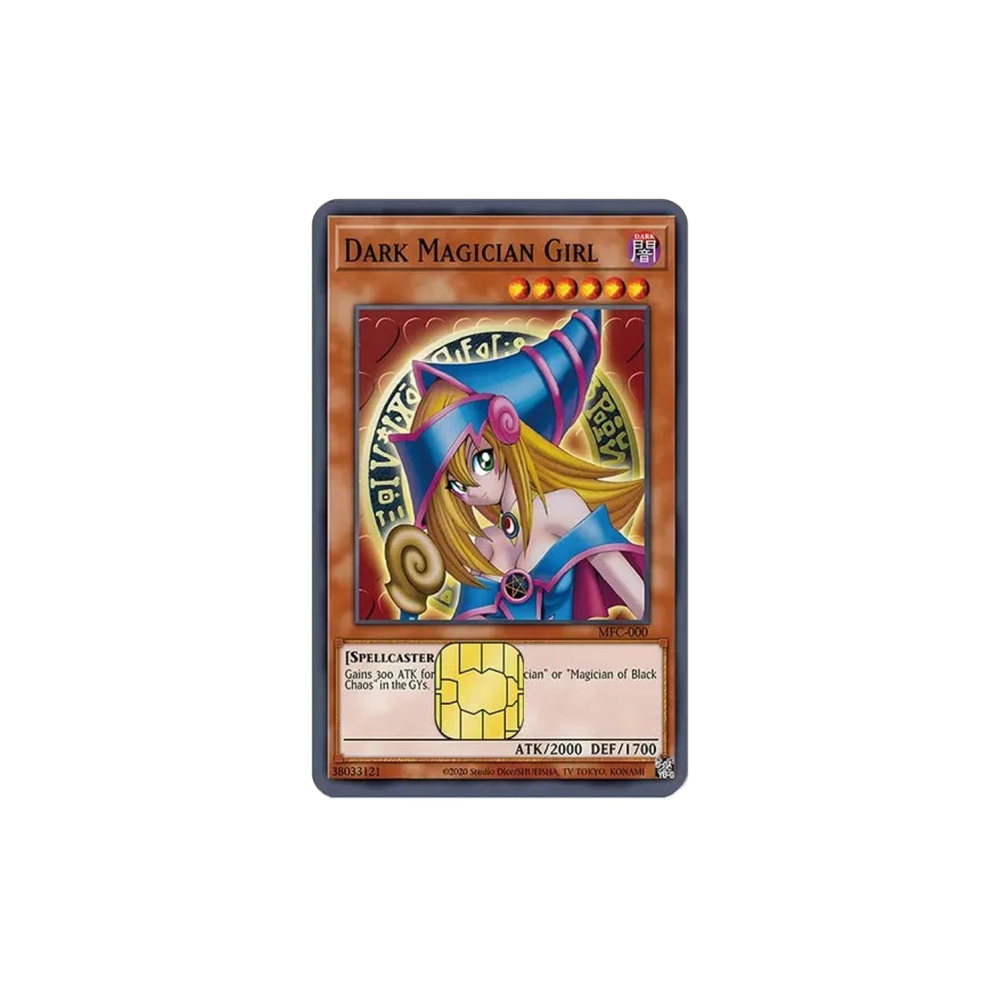 Dark Magician Girl YGO! TCG Card Cover Sticker