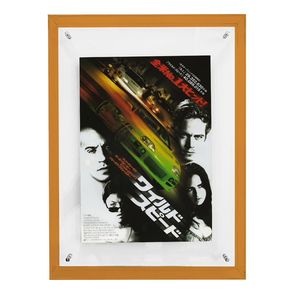 Fast And The Furious 2001 Rob Cohen Chirashi Poster