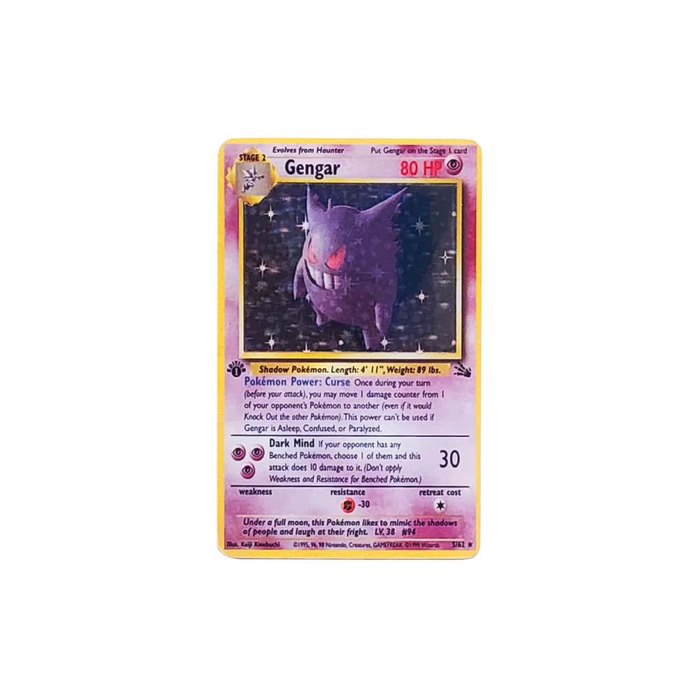Gengar PKMN TCG Card Cover Sticker by gbdreams