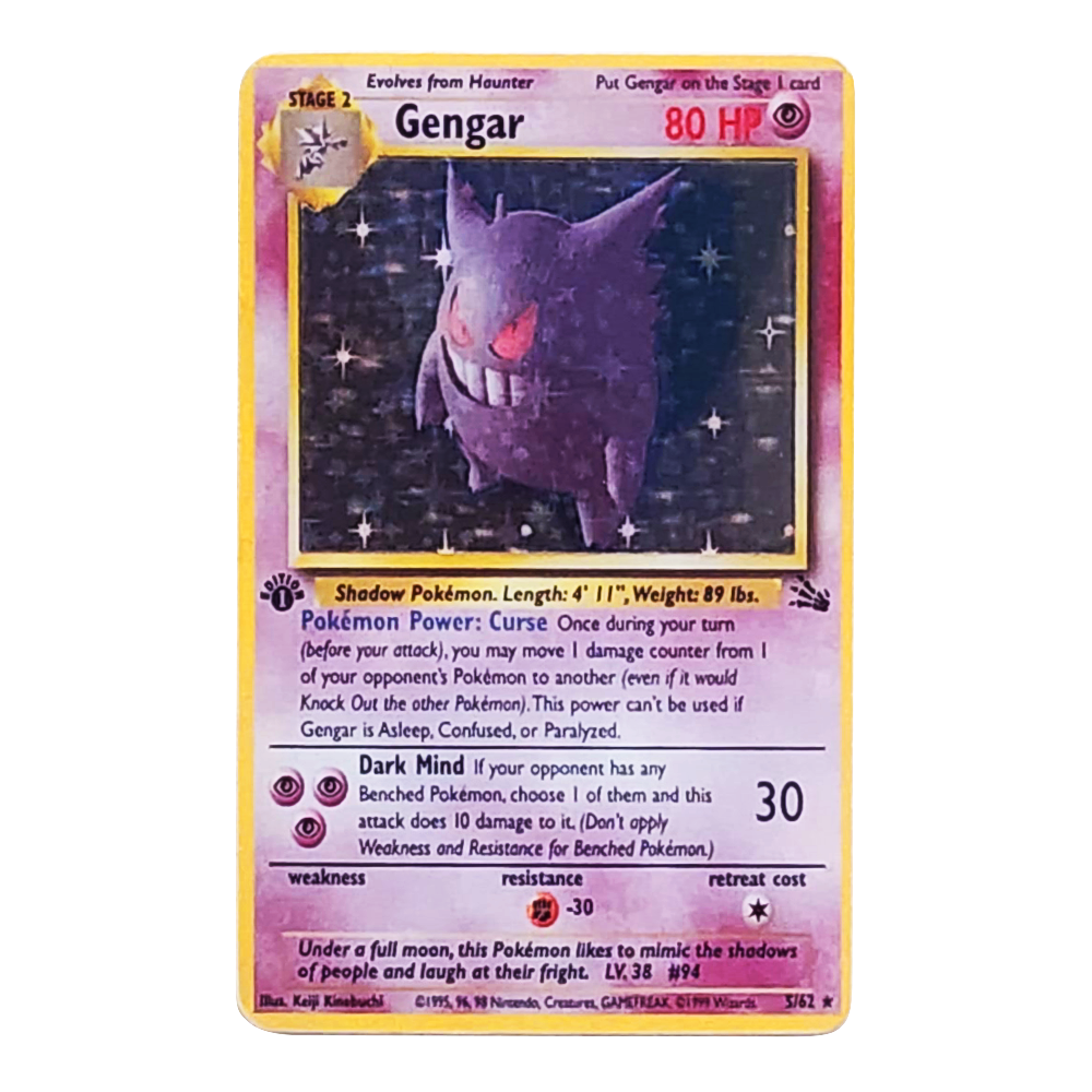 Gengar PKMN TCG Card Cover Sticker by gbdreams