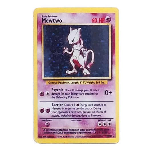 HOLO Mewtwo PKMN TCG Credit Card Cover