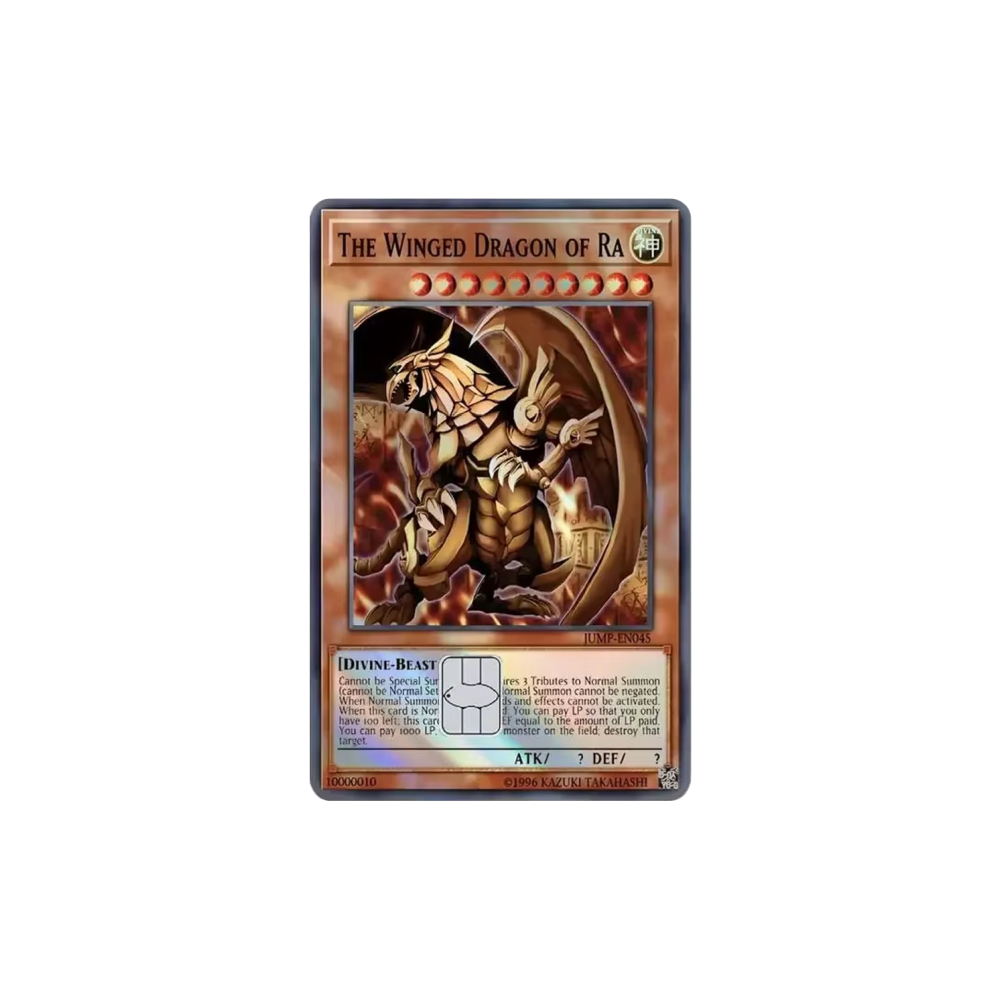 HOLO The Winged Dragon Of Ra YGO! TCG Card Cover Sticker