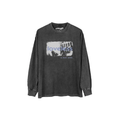 Dark grey long-sleeve My Bloody Valentine 'Loveless' shirt with graphic and text on a white background
