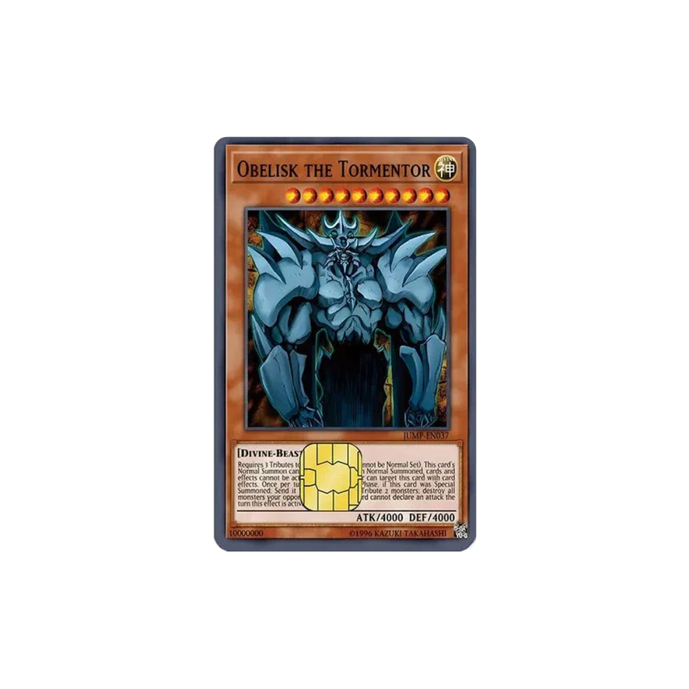 Obelisk The Tormentor YGO! TCG Card Cover Sticker