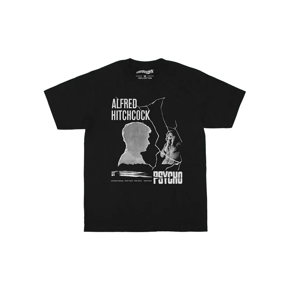 Psycho Alfred Hitchcock Cotton T-Shirt
