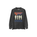Long-sleeve shirt with an A Clockwork Orange by Stanley Kubrick graphic design on a white background