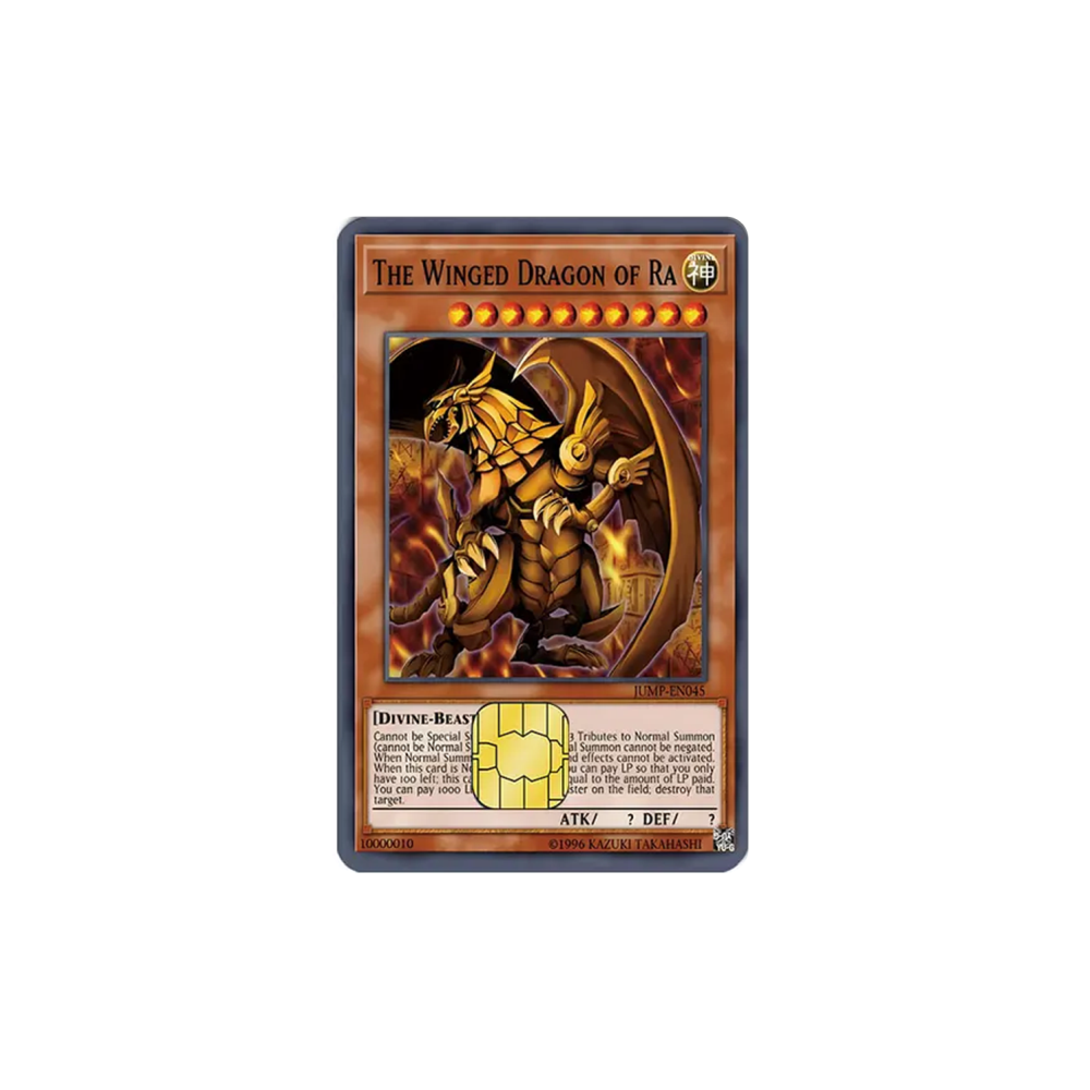 The Winged Dragon Of Ra YGO! TCG Card Cover Sticker