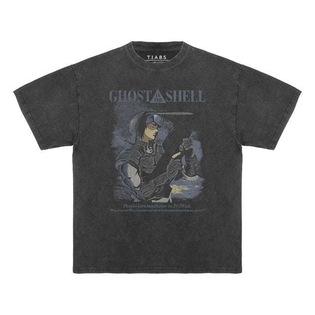 Ghost In The Shell Mamoru Oshii Cotton T-Shirt