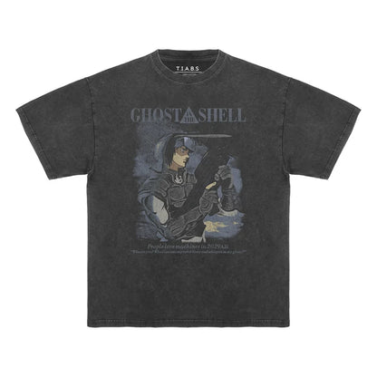 Ghost In The Shell Mamoru Oshii Cotton T-Shirt