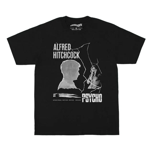 Psycho Alfred Hitchcock Cotton T-Shirt