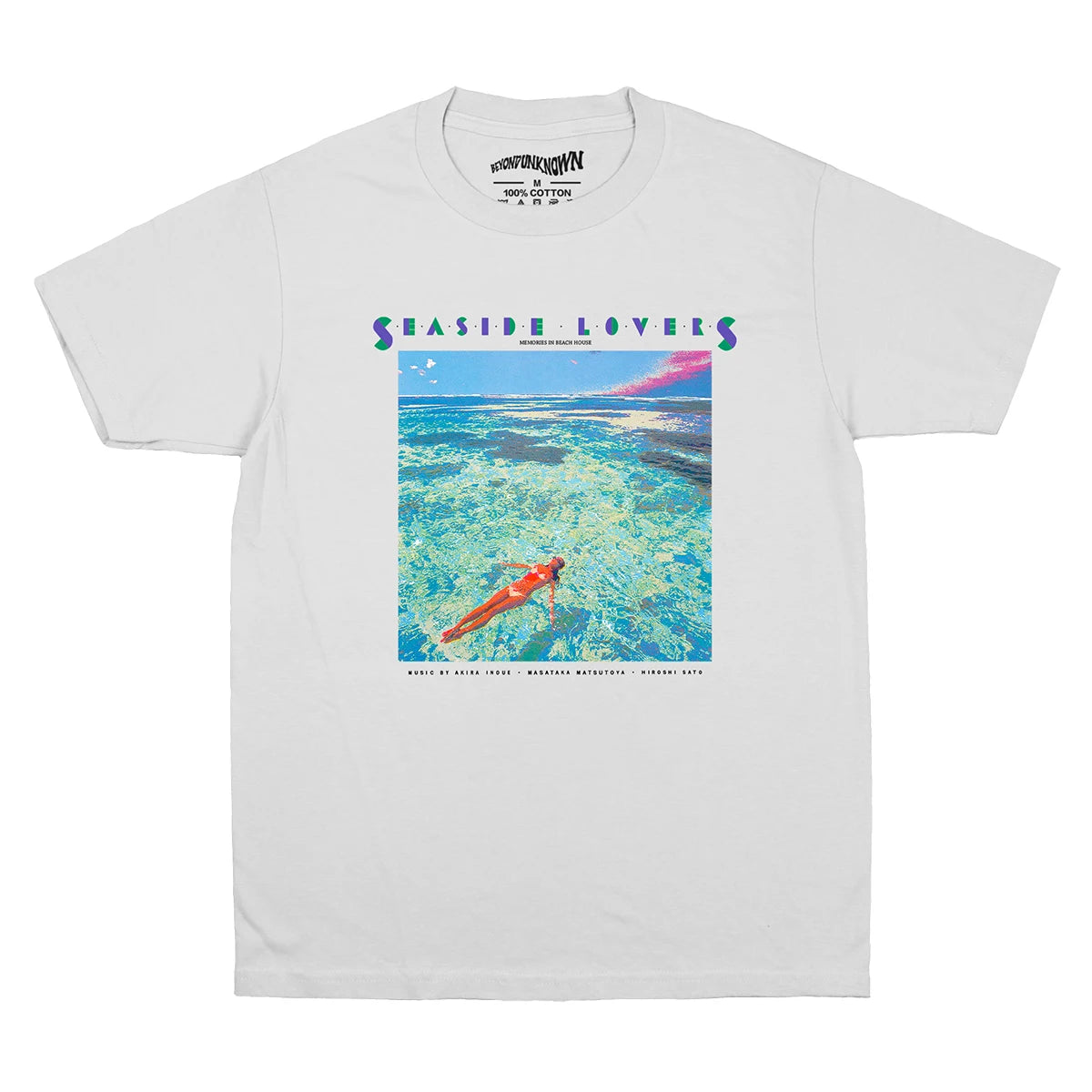 Seaside Lovers Memories In Beach House Akira Inoue Masataka Matsutoya Hiroshi Sato Cotton T-Shirt