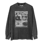 Psycho Alfred Hitchcock Cotton Long Sleeve Shirt