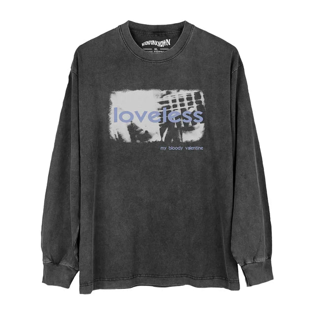 Loveless My Bloody Valentine Cotton Long Sleeve Shirt