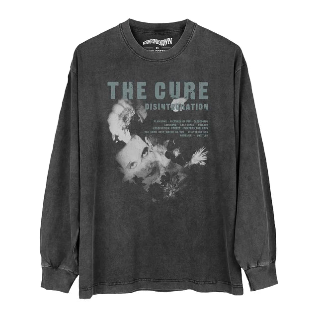 Disintegration The Cure Cotton Long Sleeve Shirt