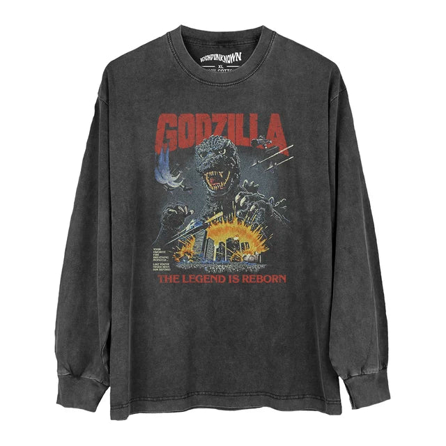 Godzilla Kizer Hashimoto Cotton Long Sleeve Shirt