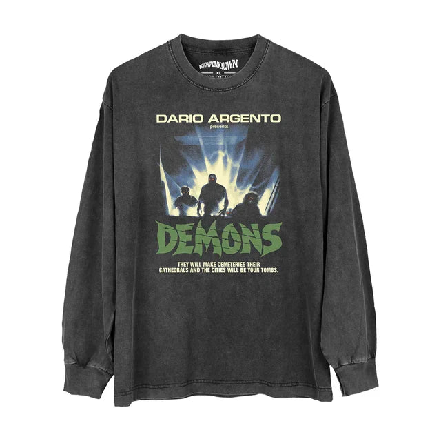 Demons Lamberto Bava Cotton Long Sleeve Shirt