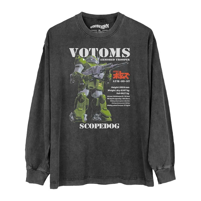 Armored Trooper Votoms Ryōsuke Takahashi Cotton Long Sleeve Shirt