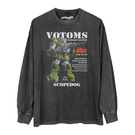 Armored Trooper Votoms Ryōsuke Takahashi Cotton Long Sleeve Shirt
