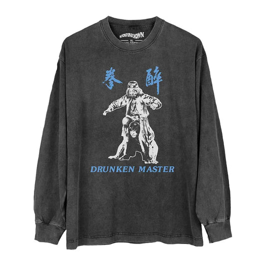 Drunken Master Yuen Woo-Ping Cotton Long Sleeve Shirt