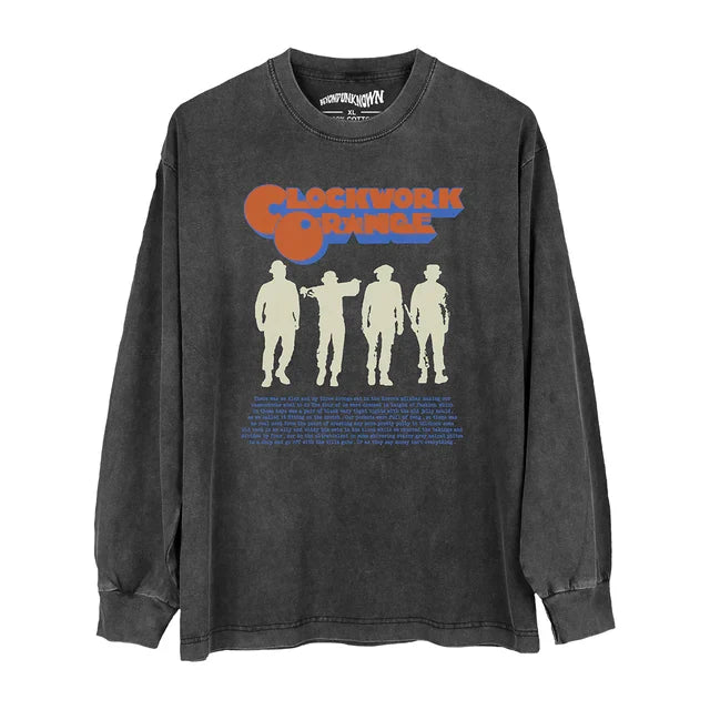 A Clockwork Orange Stanley Kubrick Cotton Long Sleeve Shirt