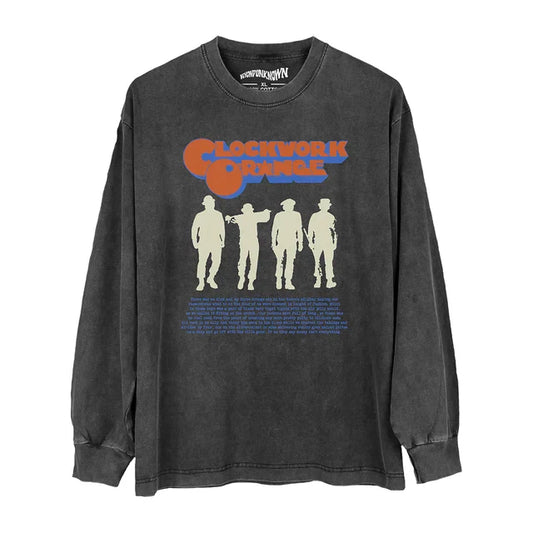 A Clockwork Orange Stanley Kubrick Cotton Long Sleeve Shirt