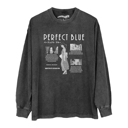 Perfect Blue Satoshi Kon Cotton Long Sleeve Shirt