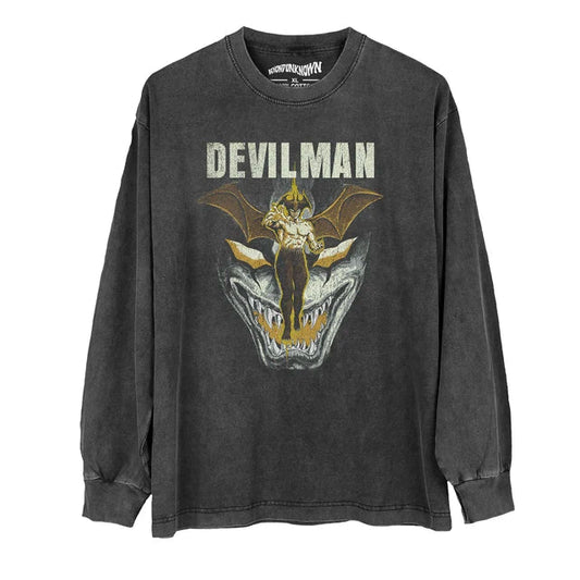 Devilman Go Nagai Cotton Long Sleeve Shirt