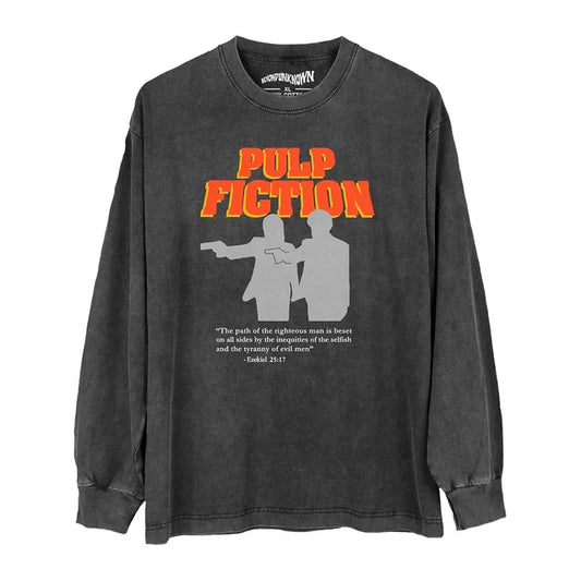 Pulp Fiction Quentin Tarantino Cotton Long Sleeve Shirt