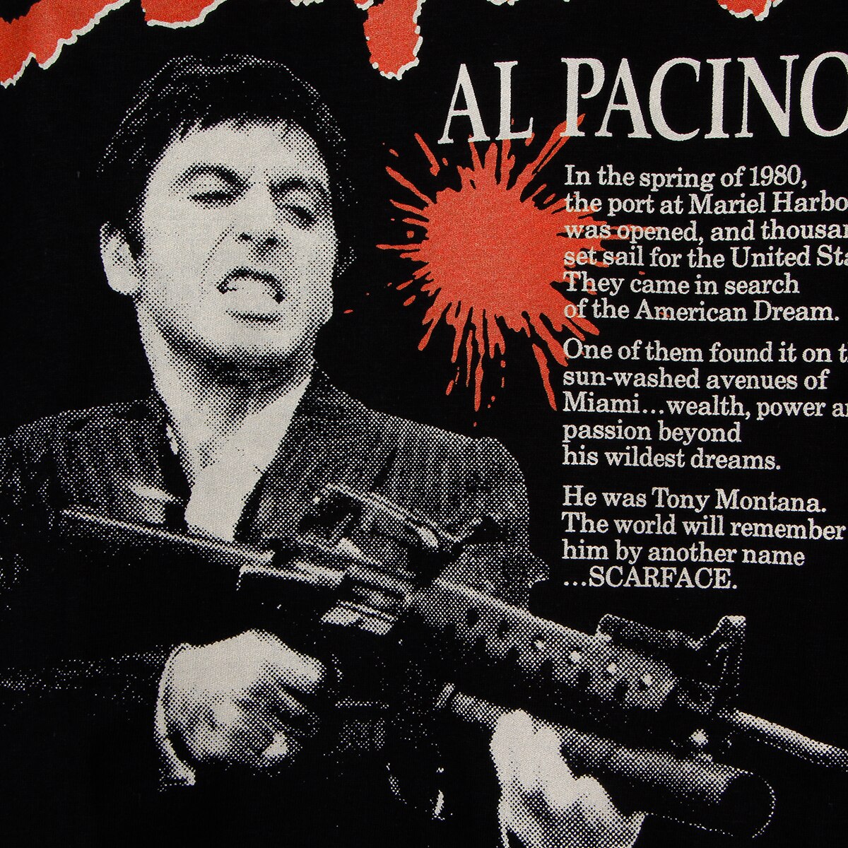 Scarface Brian De Palma Cotton T-Shirt