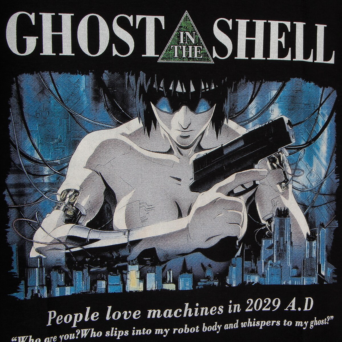 Ghost In The Shell Mamoru Oshii Cotton T-Shirt