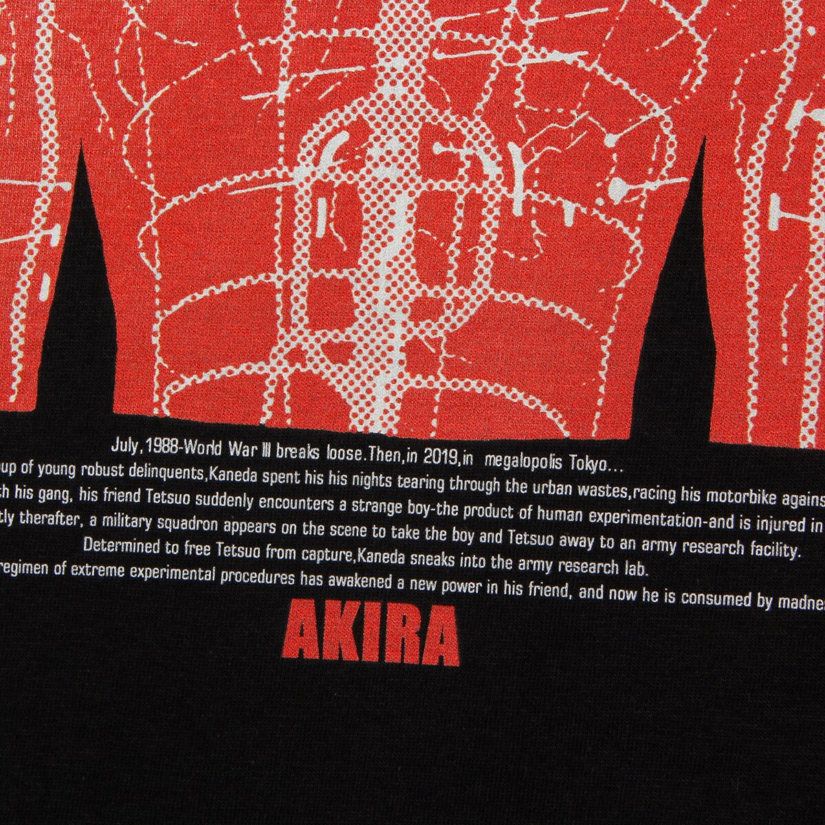 Akira Katsuhiro Otomo Cotton T-Shirt